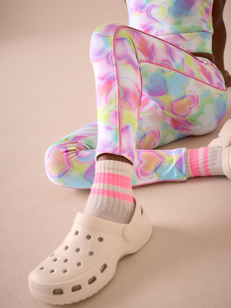 Multi Rose Cœur - Leggings de sport (3-16ans) - Image 4 of 8