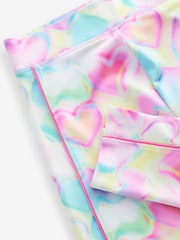 Multi Pink Heart Sports Leggings (3-16yrs) - Image 7 of 8
