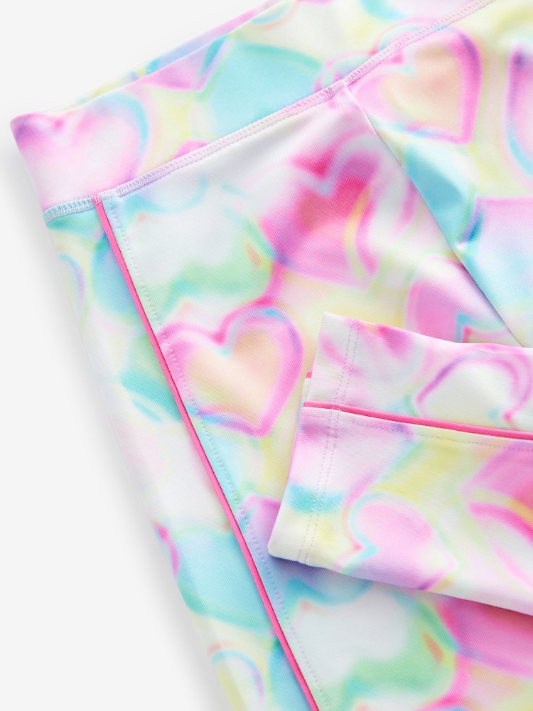 Multi Rose Cœur - Leggings de sport (3-16ans) - Image 7 of 8
