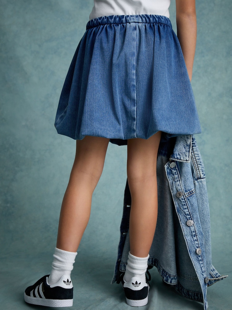 Denim Puffball Skirt (3-16yrs) - Image 4 of 4