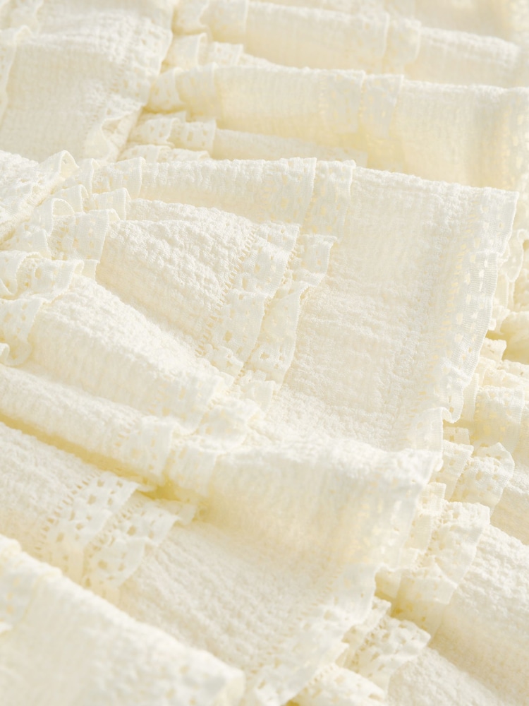 Ecru Frill Textured Skirt (3-16yrs) - Image 8 of 8