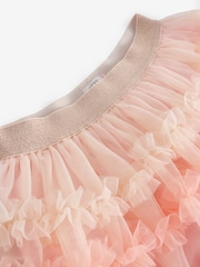 Multi Rainbow Frill Tiered Mesh Skirt (3-16yrs) - Image 7 of 8