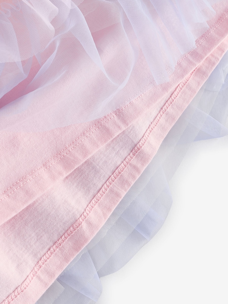 Multi Rainbow Frill Tiered Mesh Skirt (3-16yrs) - Image 8 of 8