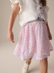 Pink Sequin Skirt (3-16yrs) - Image 1 of 7