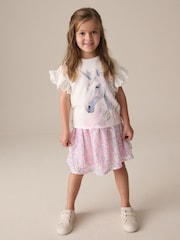 Pink Sequin Skirt (3-16yrs) - Image 2 of 7