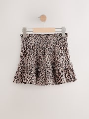Animal Print Textured Frill Skirt (3-16yrs) - Image 4 of 7