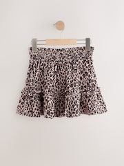 Animal Print Textured Frill Skirt (3-16yrs) - Image 5 of 7