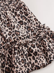 Animal Print Textured Frill Skirt (3-16yrs) - Image 6 of 7