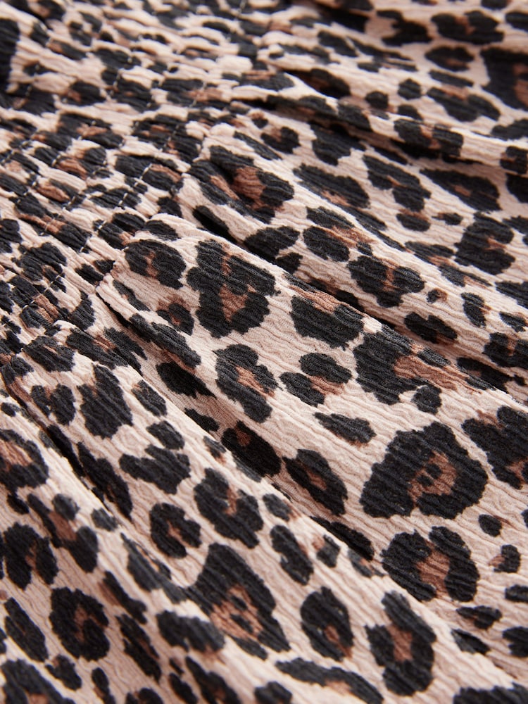Animal Print Textured Frill Skirt (3-16yrs) - Image 7 of 7
