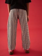 Black/White Barrel Leg 100% Cotton Trousers (3-16yrs) - Image 3 of 3