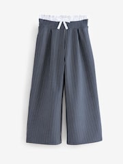 Navy/White Pinstripe Trousers (3-16yrs) - Image 1 of 4