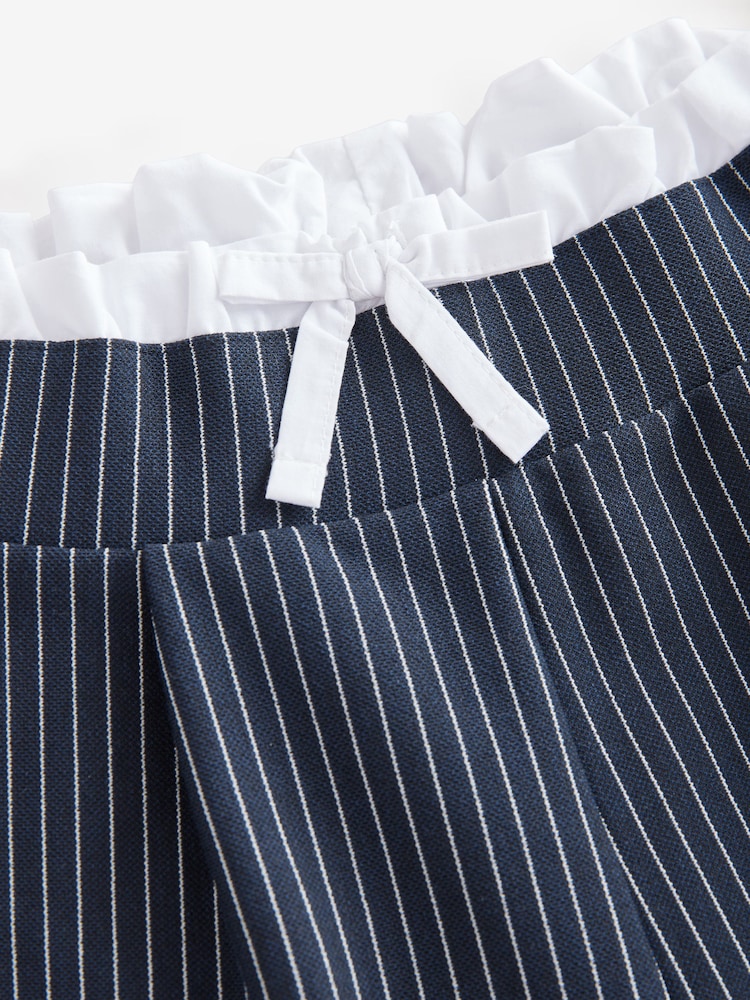 Navy/White Pinstripe Trousers (3-16yrs) - Image 3 of 4
