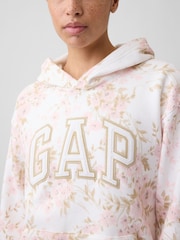 Gap Floral Relaxed Logo Hoodie - Image 4 of 5