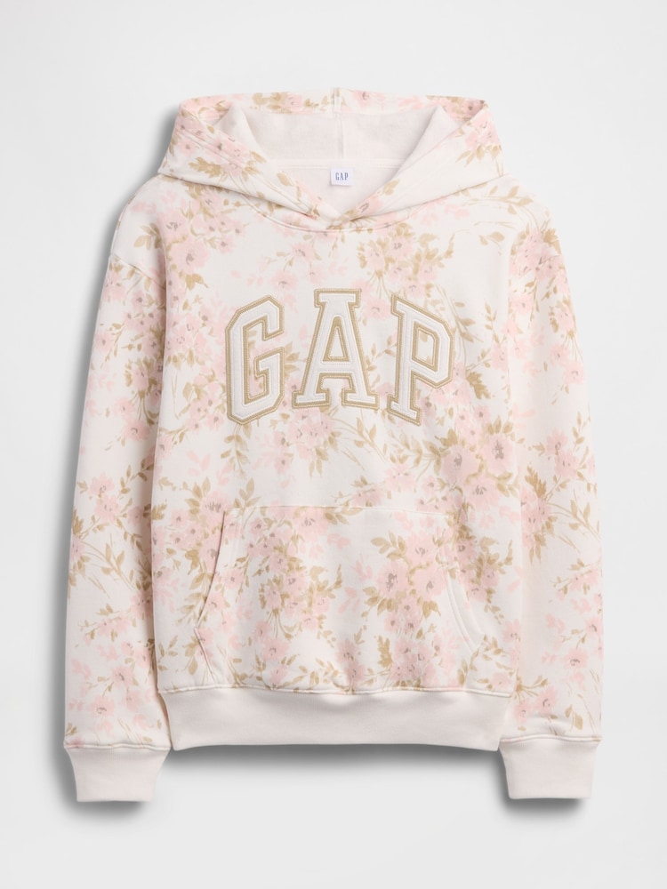 Gap Floral Relaxed Logo Hoodie - Image 5 of 5 Gap Floral Relaxed Logo Hoodie - Image 5 of 5