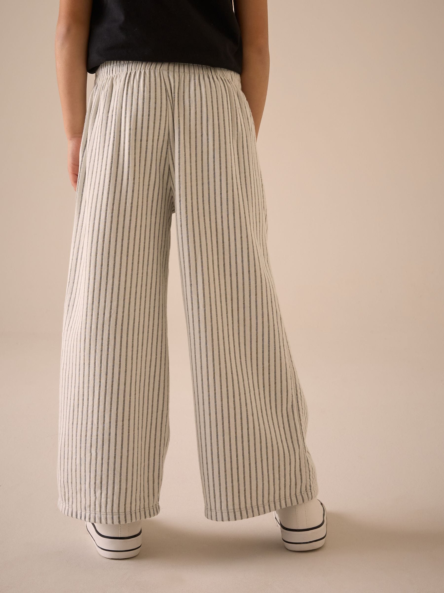 Buy Cream/Black Pinstripe Trousers (3-16yrs) from Next USA