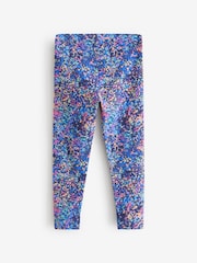 Multi Blue Printed Leggings (3-16yrs) - Image 5 of 7