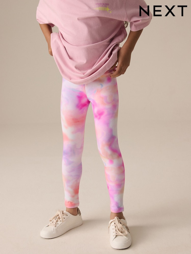 Buy Pink Rainbow Swirl Leggings (3-16yrs) from the Next UK online shop