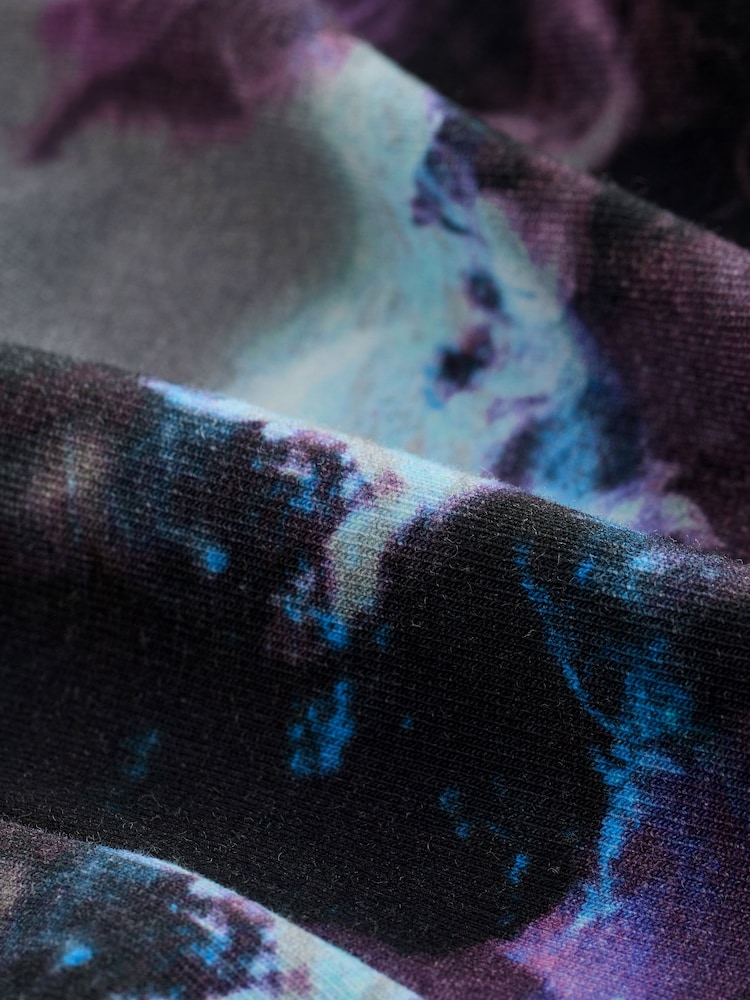 Purple/Black Swirl Leggings (3-16yrs) - Image 7 of 7 Purple/Black Swirl Leggings (3-16yrs) - Image 7 of 7