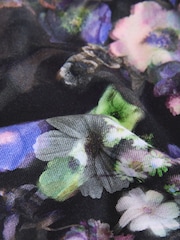 Floral negro/morado - Leggings estampados (3-16 años) - Imagen 3 de 7