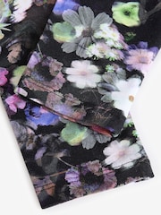 Floral negro/morado - Leggings estampados (3-16 años) - Imagen 4 de 7