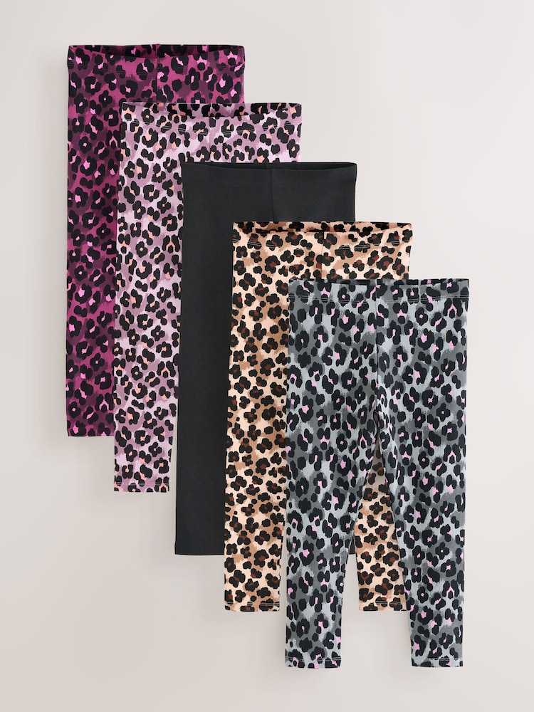 Animal - Leggings im 5er-Pack (3–16 J.) - Bild 1 von 3 Animal - Leggings im 5er-Pack (3–16 J.) - Bild 1 von 3