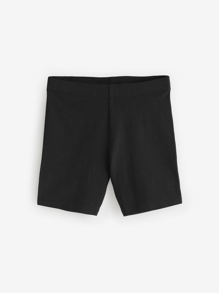 Pink/Graffiti/Black Cycle Shorts 3 Pack (3-16yrs) - Image 3 of 6