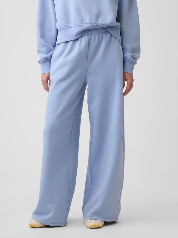 Gap Blue VintageSoft Baggy Wide-Leg Joggers - Image 1 of 6 Gap Blue VintageSoft Baggy Wide-Leg Joggers - Image 1 of 6