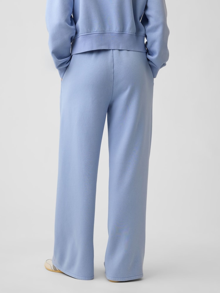 Gap Blue VintageSoft Baggy Wide-Leg Joggers - Image 2 of 6 Gap Blue VintageSoft Baggy Wide-Leg Joggers - Image 2 of 6
