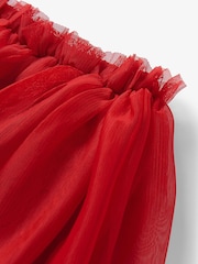 Hatley Chex Red Puffy Tutu Skirt - Obrázek 3 z 3