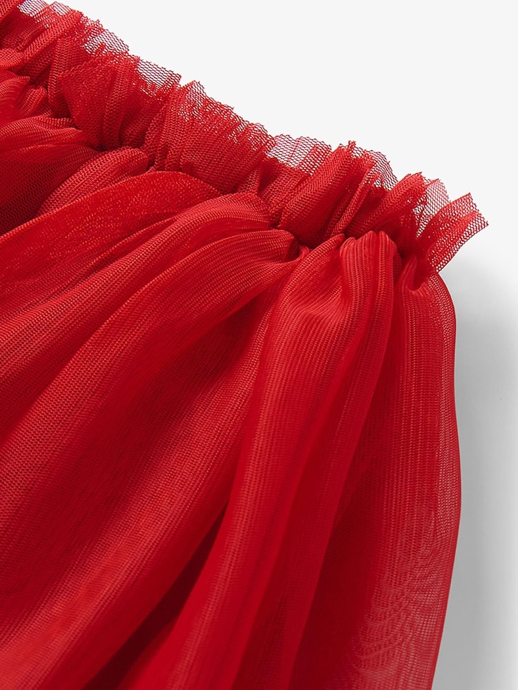 Hatley Chex Red Puffy Tutu Skirt - Obrázek 3 z 3