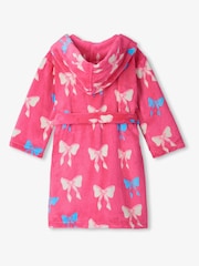 Hatley Pink Big Big Bows Fuzzy Fleece Robe - Image 2 of 2