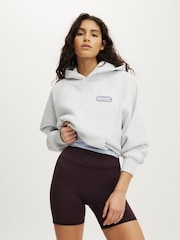 Cotton On Grey Plush Premium Graphic Raglan Hoodie - Image 3 of 6