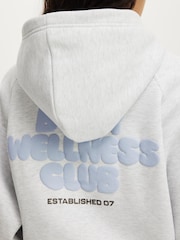 Cotton On Grey Plush Premium Graphic Raglan Hoodie - Image 5 of 6