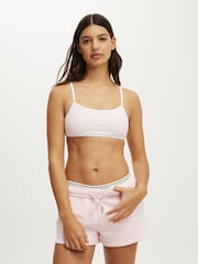 Cotton On Pink Plush Classic Mini Shorts - Image 1 of 5