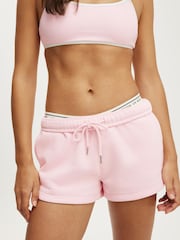 Cotton On Pink Plush Classic Mini Shorts - Image 4 of 5
