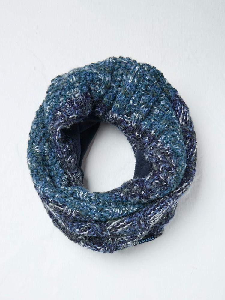 FatFace Navy Truro Snood - Image 1 of 2