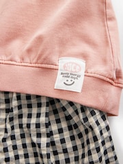 Rust Brown Sweatshirt and Barrel Leg Trousers Set (3-16yrs) - Image 10 of 11