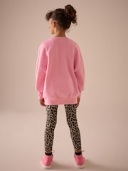 Animal Cherry Sweatshirt and Animal Legging Set (3-16yrs) - Image 2 of 7