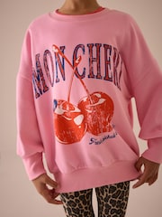 Animal Cherry Sweatshirt and Animal Legging Set (3-16yrs) - Image 3 of 7