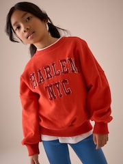 Red Slogan Sweatshirt (3-16yrs) - Image 4 of 4