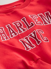 Red Slogan Sweatshirt (3-16yrs) - Image 8 of 8