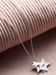Personalised Family Star Necklace by Posh Totty Designs - Image 1 of 4