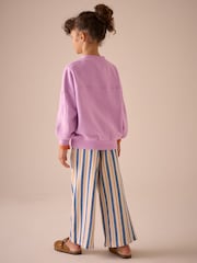 Purple Lemon Stripe Sweatshirt And Trousers Set (3-16yrs) - Image 3 of 6