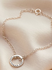 Personalised Mini Message Bracelet by Posh Totty Designs - Image 1 of 4