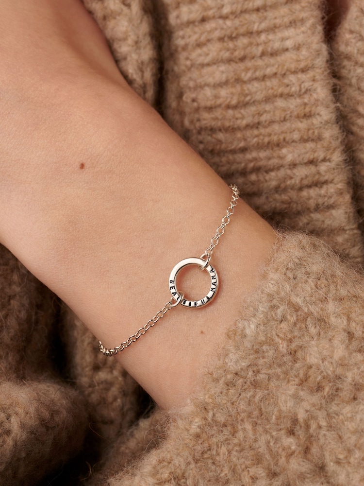 Personalised Mini Message Bracelet by Posh Totty Designs - Image 2 of 4