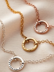 Personalised Mini Message Bracelet by Posh Totty Designs - Image 3 of 4