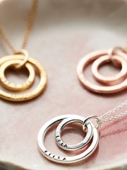 Personalised Mummy And Baby Necklace by Posh Totty Designs - Image 3 of 4