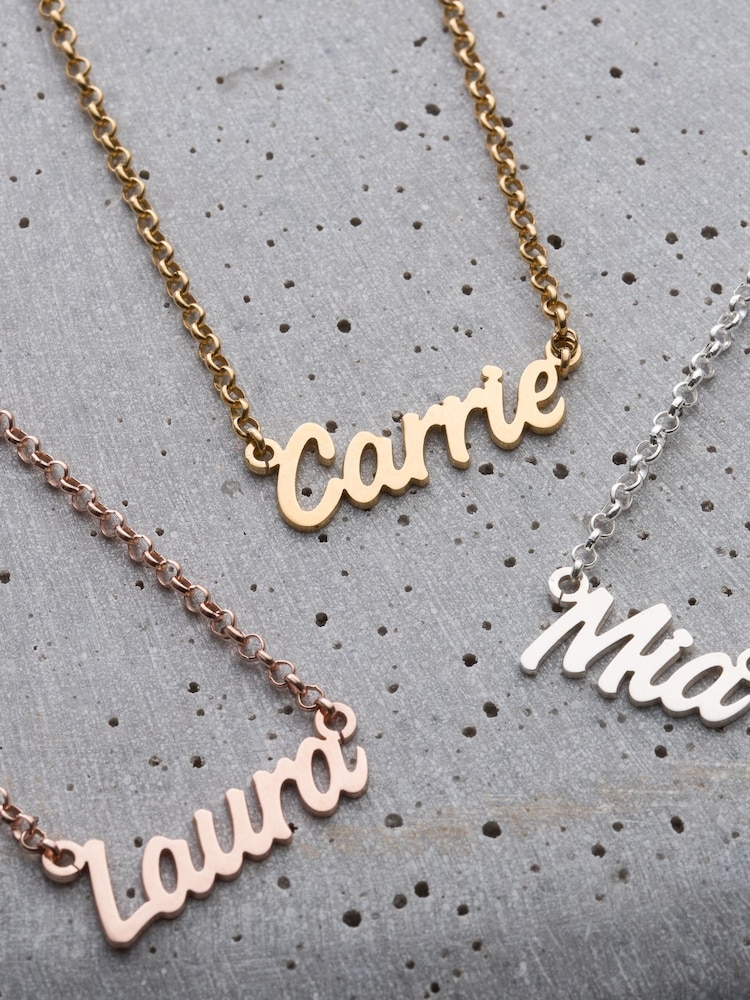 Personalised Name Necklace by Posh Totty Designs - Image 3 of 3