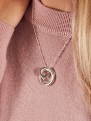 Personalised Family Names Russian Ring Necklace by Posh Totty Designs - Image 2 of 4
