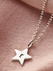 Personalised Bright Star Necklace by Posh Totty Designs - Image 1 of 3